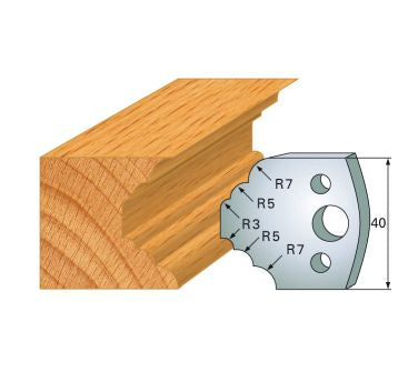 SP-Profilmesser 40 mm Nr.21 Paar
