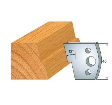 SP-Profilmesser 40 mm Nr.27 Paar