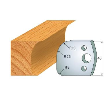SP-Profilmesser 40 mm Nr.62 Paar