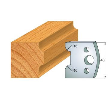 SP-Profilmesser 40 mm Nr.63 Paar