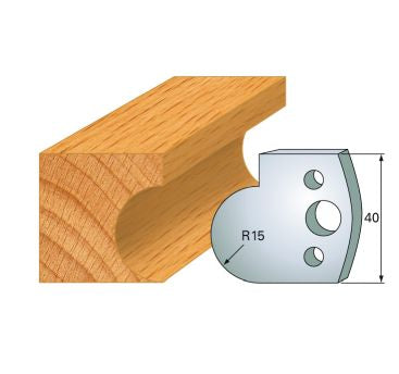 SP-Profilmesser 40 mm Nr.65 Paar