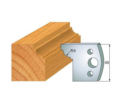 SP-Profilmesser 40 mm Nr.67 Paar