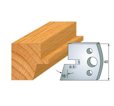 SP-Profilmesser 40 mm Nr.85 Paar