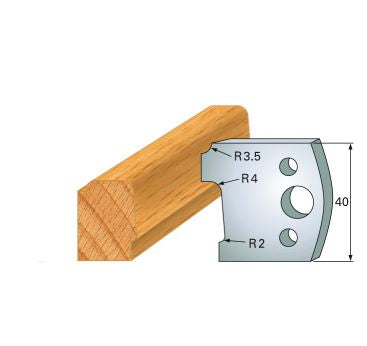 SP-Profilmesser 40 mm Nr. 130 Paar
