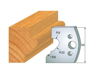 SP-Profilmesser 50 mm Nr.5 Paar