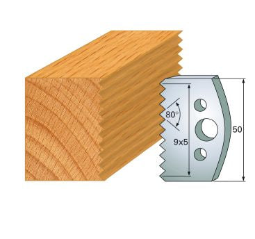 SP-Profilmesser 50 mm Nr.24 Paar