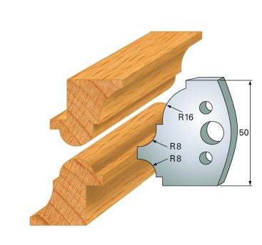 SP-Profilmesser 50 mm Nr.41 Paar