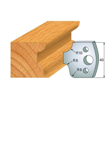 Abweiser 40 mm Nr.45 Paar