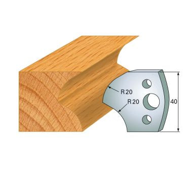 Abweiser 40 mm Nr.120 Paar