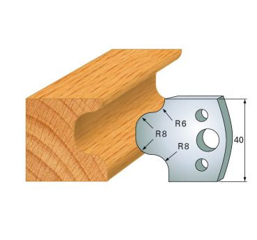 HS-Profilmesser 40 mm Nr.56 Paar