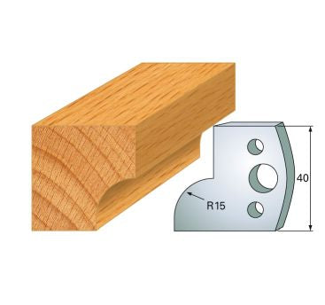 HS-Profilmesser 40 mm Nr.57 Paar
