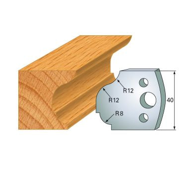 HS-Profilmesser 40 mm Nr.61 Paar