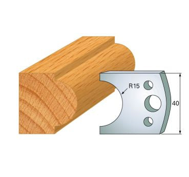 HS-Profilmesser 40 mm Nr.66 Paar