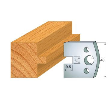 HS-Profilmesser 40 mm Nr.100 Paar