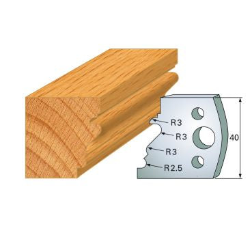 HS-Profilmesser 40 mm Nr.122 Paar
