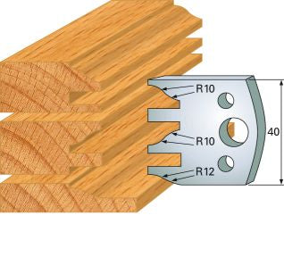 HS-Profilmesser 40 mm Nr.124 Paar