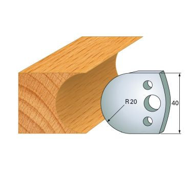 HS-Profilmesser 40 mm Nr. 131 Paar