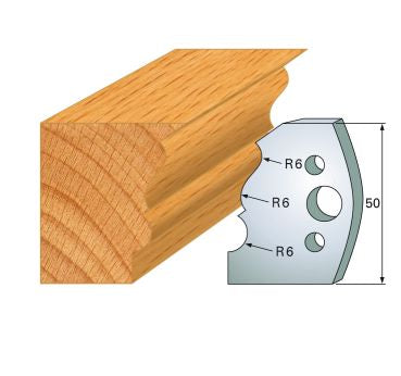 HS-Profilmesser 50 mm Nr.9 Paar