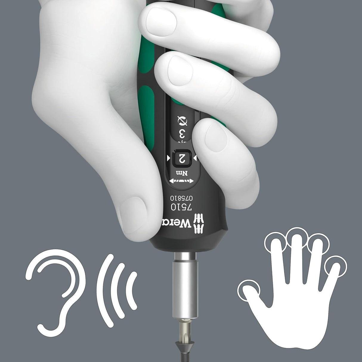 Wera 05075851001 7515/16 Kraftform Safe-Torque Speed Universal 1, 16-teilig