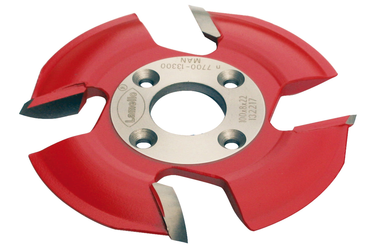 Minispot-Fräser für Grösse 2, HW, Ø100x8xØ22 mm, NL 4, Z4, für Nutfräsmaschine