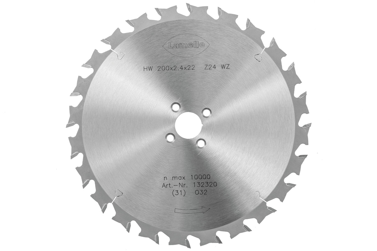 Tanga Delta Sägeblatt, HW, Ø200x2.4xØ22 mm, Z24, NL 4