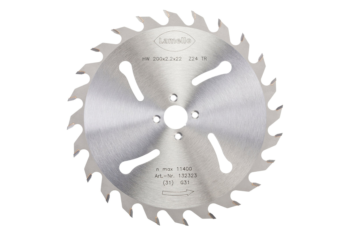 Tanga Delta Sägeblatt, HW, Ø200x2.2xØ22 mm, Z24, NL 4