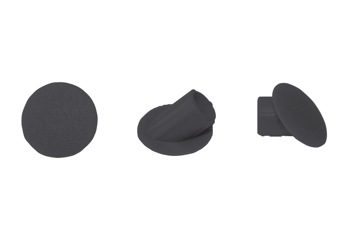 Clamex Abdeckkappe 45°, 100 Stück RAL 9011 graphitschwarz