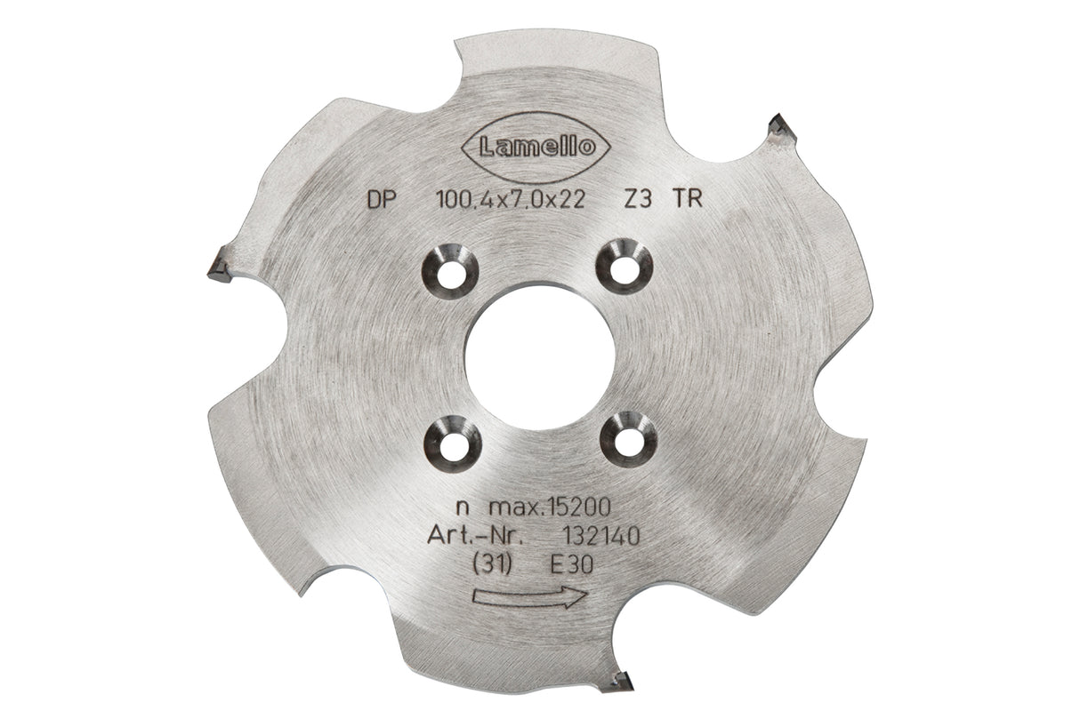 Zeta P2, P-System Nutfräser, DP, Ø100.4x7xØ22 mm, Z3, NL 4