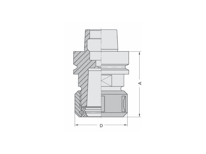 Spannzangenfutter HSK-F 63 A=78