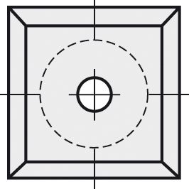 Wendeplatten HW für SCM/ Holzkraft Spiralmesserwelle