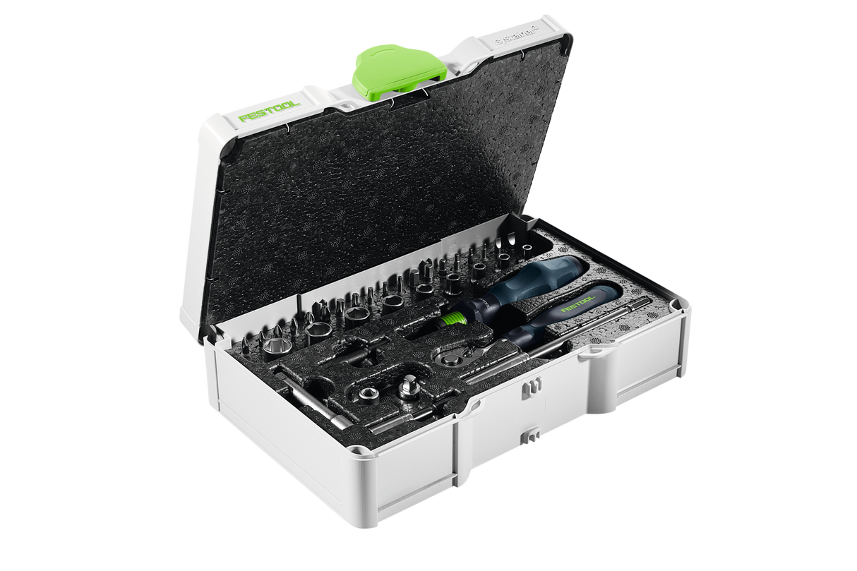 Ratschen-Set SYS3 S 76-1/4"-CE RA