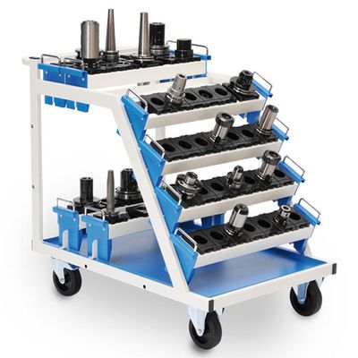 CNC-Wagen für 8 Werkzeugaufnahmeträger