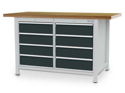 Kastenwerkbank, Breite 1500 mm, Tiefe 750 mm