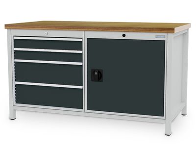 Kastenwerkbank, Breite 1500 mm, Tiefe 750 mm