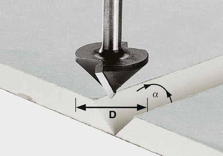 GIPSKARTONFRÄS  HW D32/90GRAD