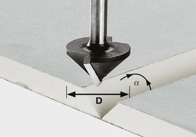 GIPSKARTONFRÄS  HW D32/90GRAD