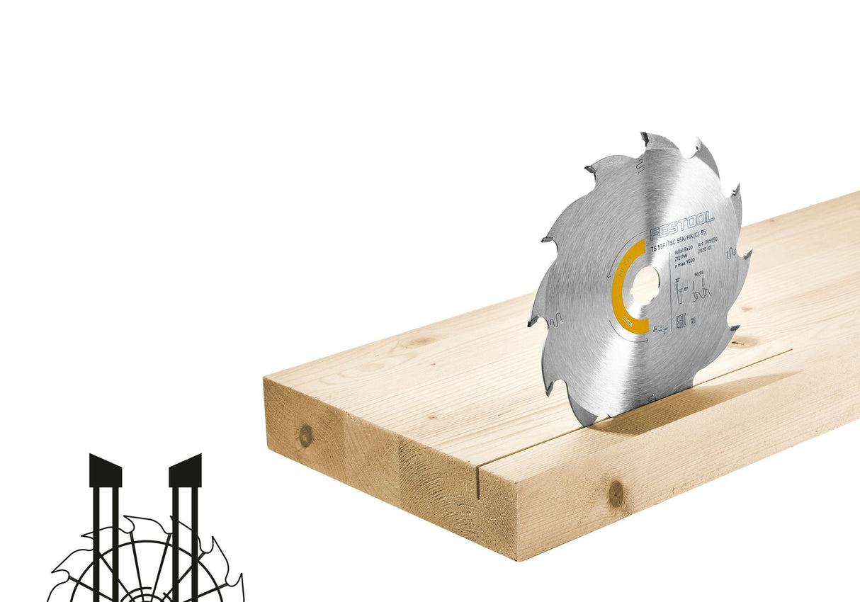 Kreissägeblatt HW 160x1,8x20 PW12