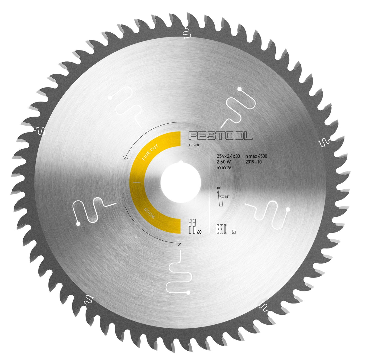 Kreissägeblatt HW 254x2,4x30 W60