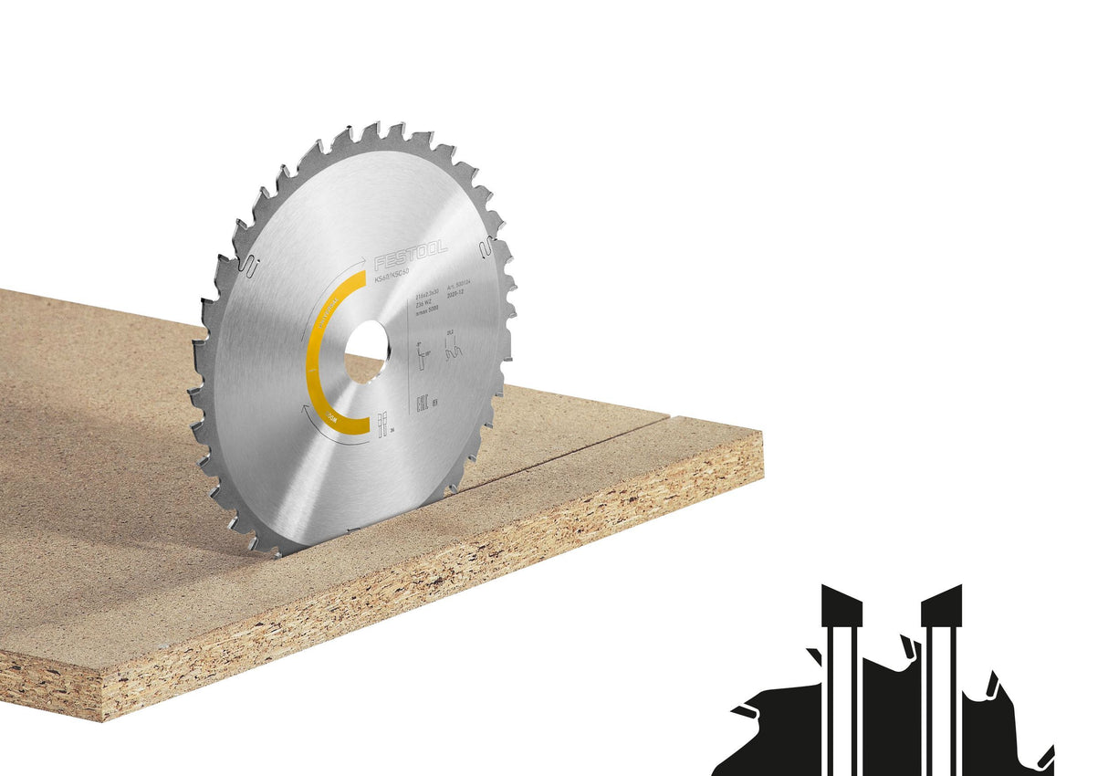 Kreissägeblatt 216x2,3x30 W36