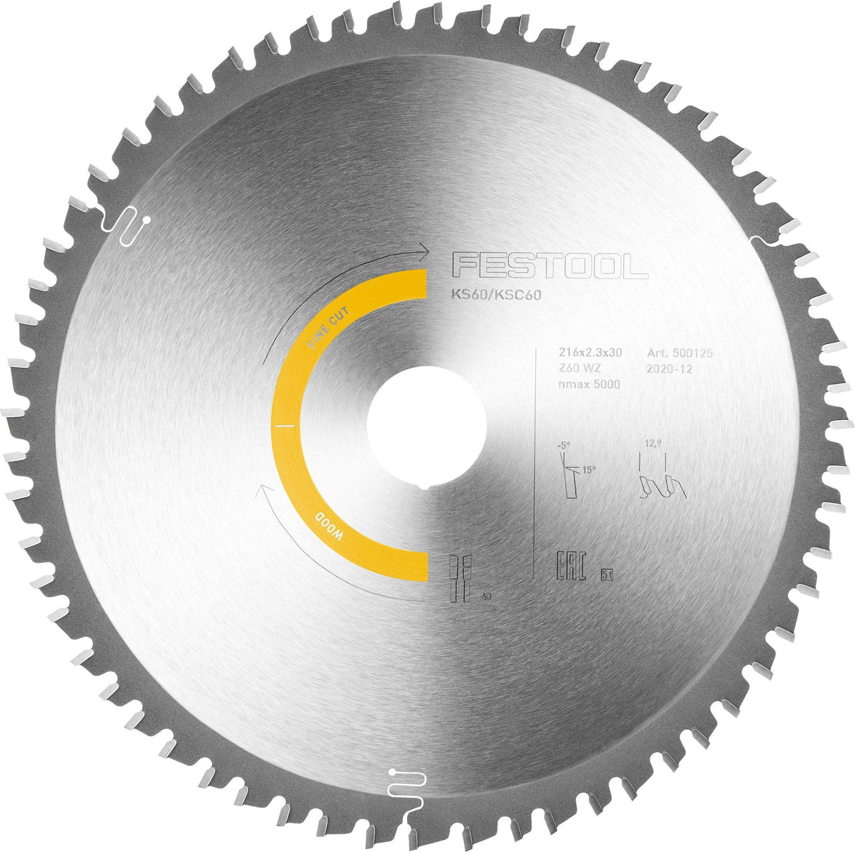 Kreissägeblatt 216x2,3x30 W60