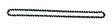 Kette, für Schlitzdicke (43 Doppel-Glieder) 11 mm