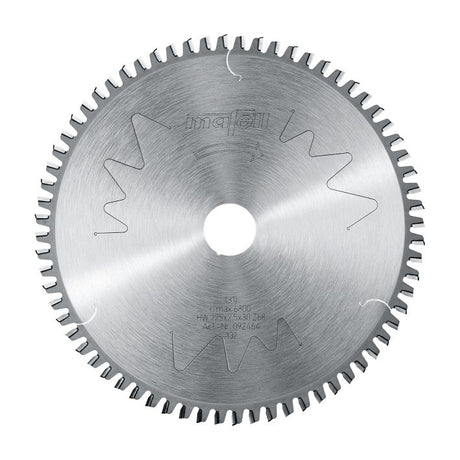 Sägeblatt-HM, 225 x 1,8/2,5 x 30 mm, Z 68, FZ/TR, für Kunststoff- und Aluminium-Profile