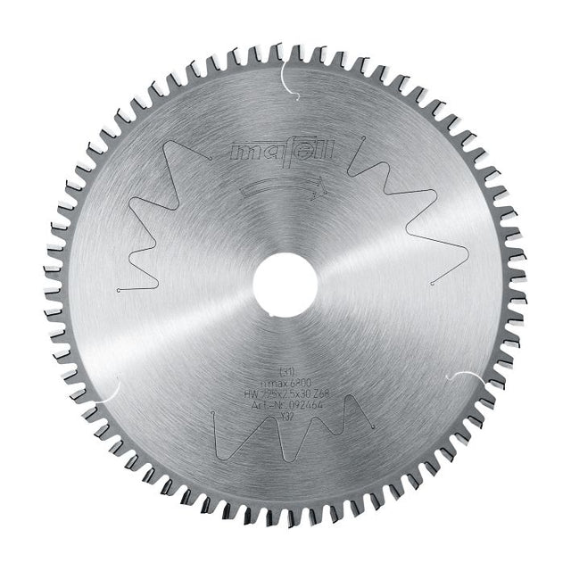 Sägeblatt-HM, 225 x 1,8/2,5 x 30 mm, Z 68, FZ/TR, für Kunststoff- und Aluminium-Profile