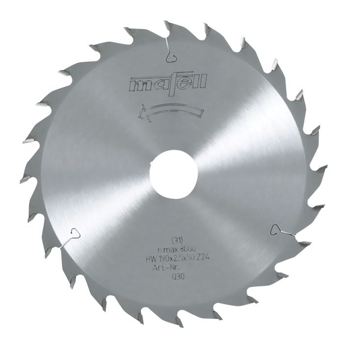 Sägeblatt-HM, 168 x 1,2/1,8 x 20 mm, Z 24, WZ, für universellen Einsatz in Holz