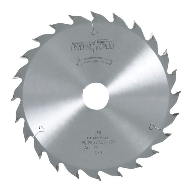 Sägeblatt-HM, 168 x 1,2/1,8 x 20 mm, Z 24, WZ, für universellen Einsatz in Holz