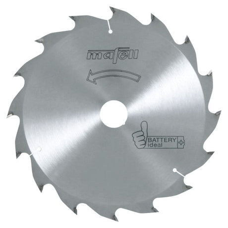 Sägeblatt-HM, 185 x 1,2/1,8 x 20 mm, Z?16, WZ, Battery ideal, für Längsschnitte in Holz