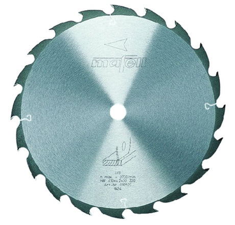 Sägeblatt-HM, 410 x 2,5/4,2 x 30 mm, Z 20, WZ, für Längsschnitte in Holz (MKS 165 Ec)