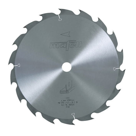 Sägeblatt-HM, 370 x 2,5/4,2 x 30 mm, Z 18, WZ, für Längsschnitte in Holz (MKS 145 Ec)