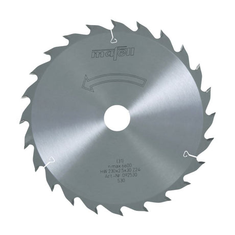 Sägeblatt-HM, 230 x 1,8/2,5 x 30 mm, Z 24, WZ, für universellen Einsatz in Holz (KSP 85 Fc)