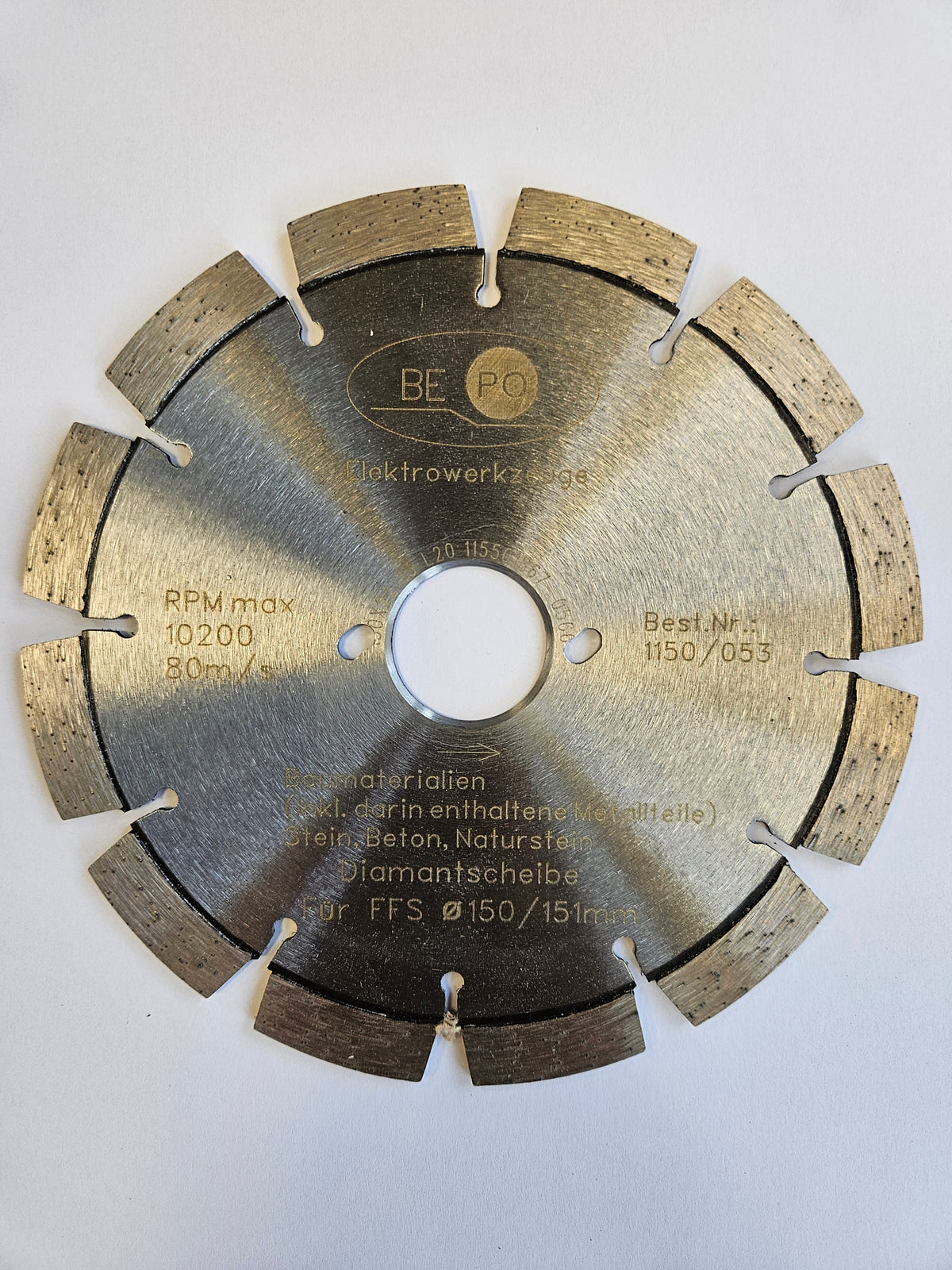 Original BEPo Diamant-Trennscheibe D=150mm